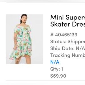 Torrid Supersoft off shoulder skater dress